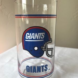 New York Giants NFL drinking glass